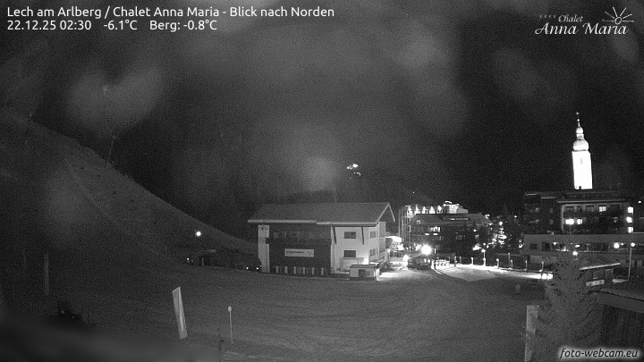 Archiv Foto Webcam Schlegelkopfareal, Lech
