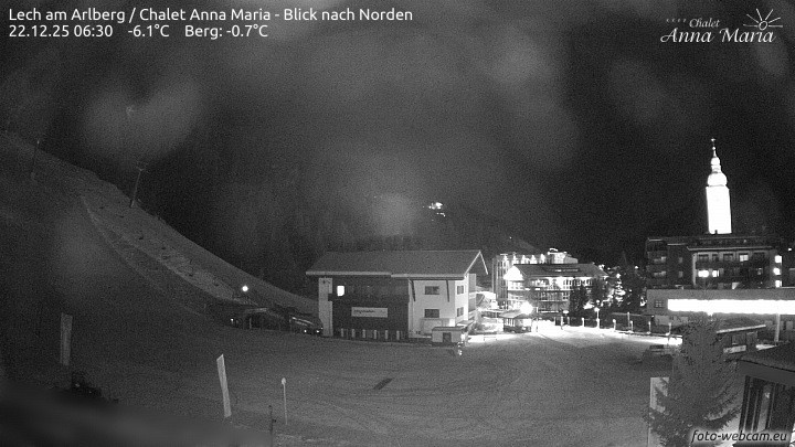 Archiv Foto Webcam Schlegelkopfareal, Lech