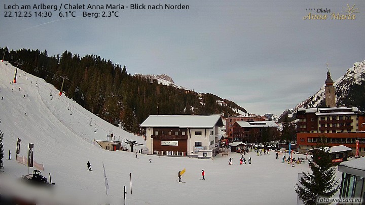 Archiv Foto Webcam Schlegelkopfareal, Lech
