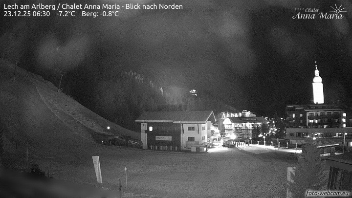 Archiv Foto Webcam Schlegelkopfareal, Lech