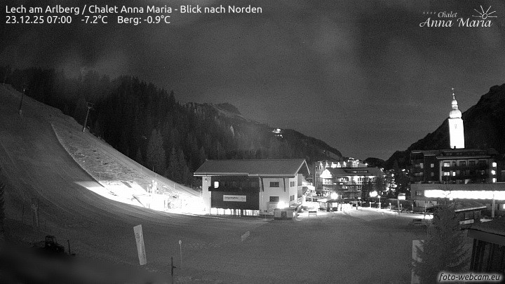 Archiv Foto Webcam Schlegelkopfareal, Lech