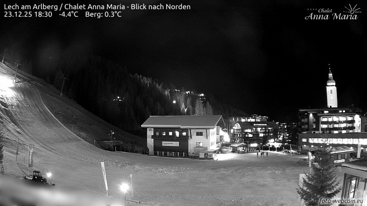 Archiv Foto Webcam Schlegelkopfareal, Lech