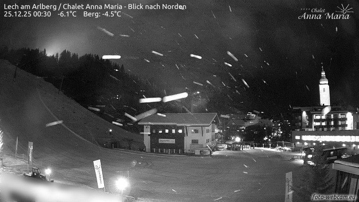 Archiv Foto Webcam Schlegelkopfareal, Lech
