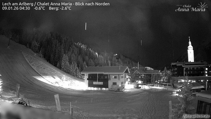 Archiv Foto Webcam Schlegelkopfareal, Lech