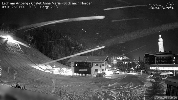 Archiv Foto Webcam Schlegelkopfareal, Lech