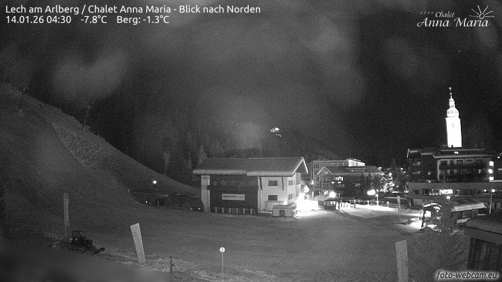 Archiv Foto Webcam Schlegelkopfareal, Lech