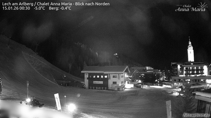 Archiv Foto Webcam Schlegelkopfareal, Lech