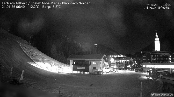 Archiv Foto Webcam Schlegelkopfareal, Lech