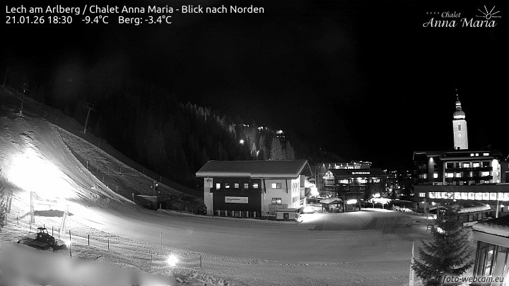 Archiv Foto Webcam Schlegelkopfareal, Lech