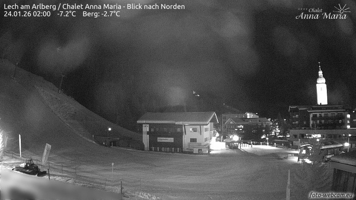 Archiv Foto Webcam Schlegelkopfareal, Lech