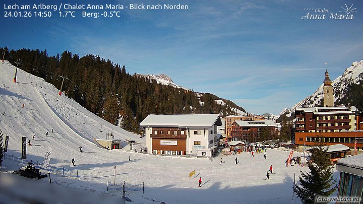 Archiv Foto Webcam Schlegelkopfareal, Lech