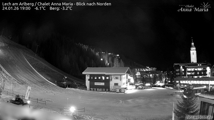 Archiv Foto Webcam Schlegelkopfareal, Lech