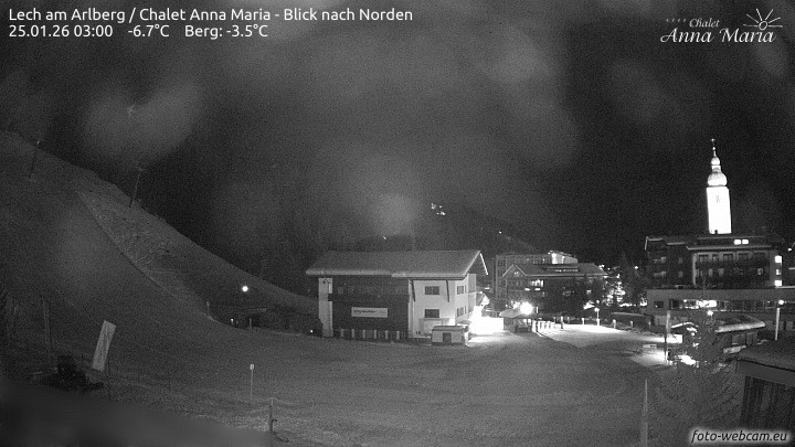 Archiv Foto Webcam Schlegelkopfareal, Lech