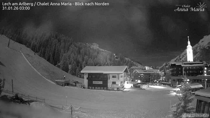 Archiv Foto Webcam Schlegelkopfareal, Lech