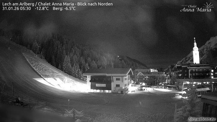 Archiv Foto Webcam Schlegelkopfareal, Lech