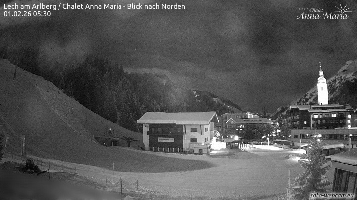 Archiv Foto Webcam Schlegelkopfareal, Lech