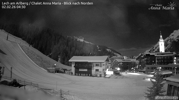 Archiv Foto Webcam Schlegelkopfareal, Lech