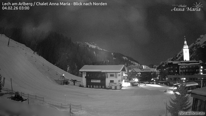 Archiv Foto Webcam Schlegelkopfareal, Lech