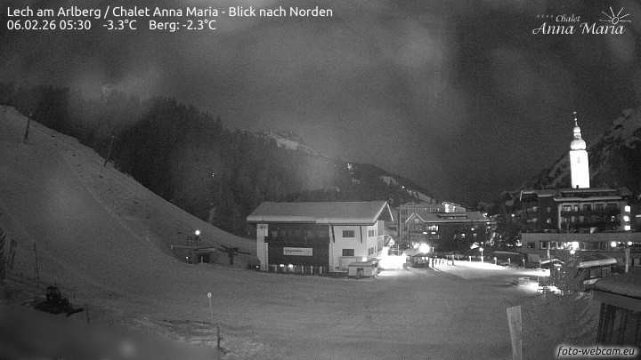 Archiv Foto Webcam Schlegelkopfareal, Lech
