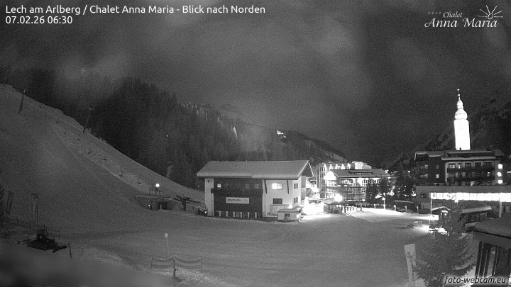 Archiv Foto Webcam Schlegelkopfareal, Lech