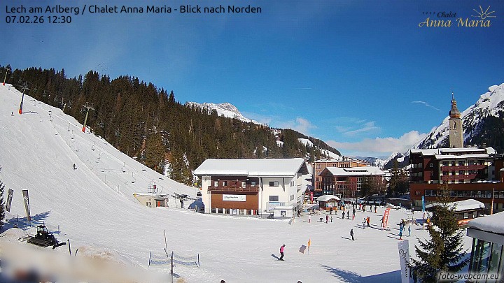 Archiv Foto Webcam Schlegelkopfareal, Lech