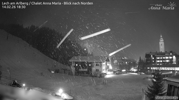 Archiv Foto Webcam Schlegelkopfareal, Lech