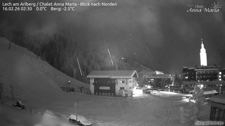 Archiv Foto Webcam Schlegelkopfareal, Lech
