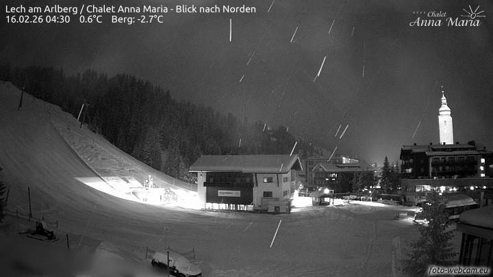 Archiv Foto Webcam Schlegelkopfareal, Lech
