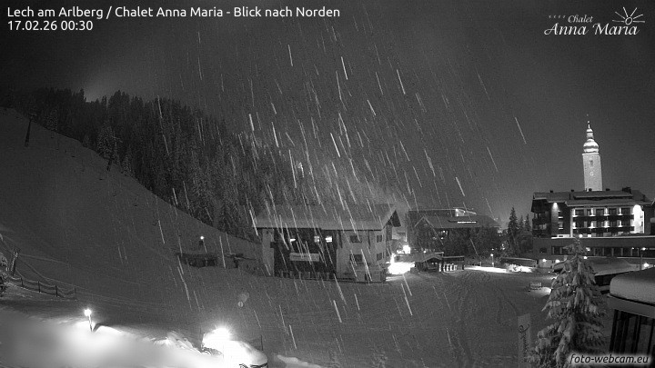 Archiv Foto Webcam Schlegelkopfareal, Lech