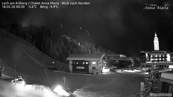 Archiv Foto Webcam Schlegelkopfareal, Lech