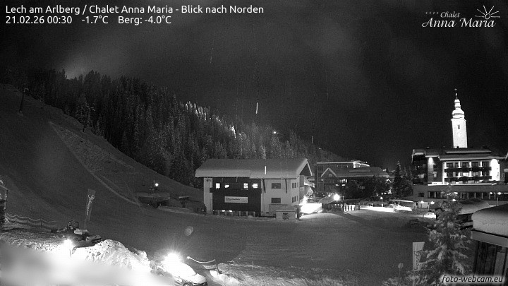 Archiv Foto Webcam Schlegelkopfareal, Lech