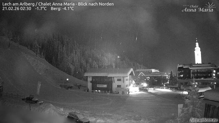 Archiv Foto Webcam Schlegelkopfareal, Lech