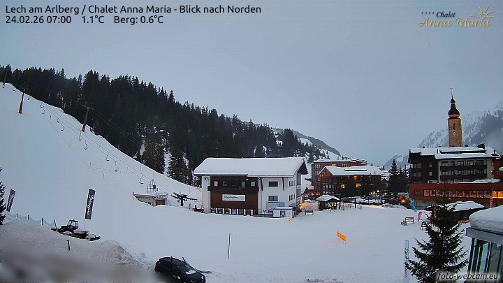 Archiv Foto Webcam Lech Zürs: Bergrestaurant Seekopf