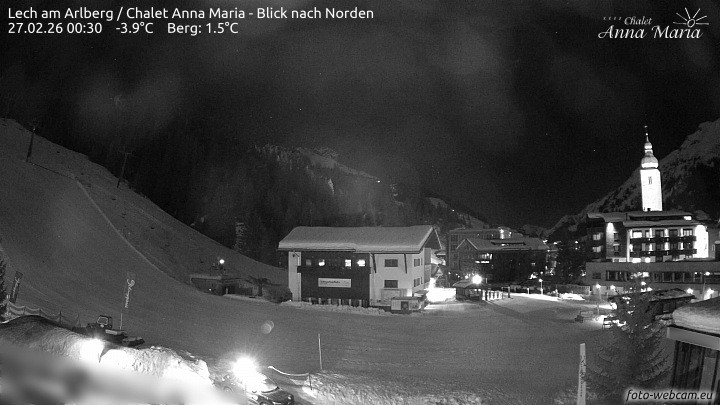 Archiv Foto Webcam Schlegelkopfareal, Lech