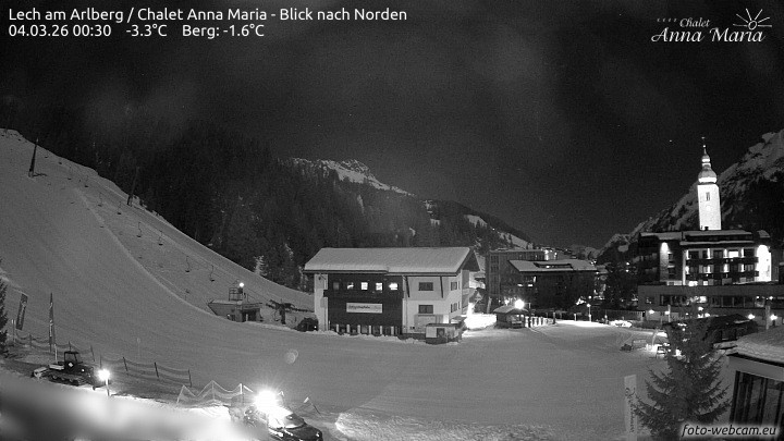 Archiv Foto Webcam Schlegelkopfareal, Lech