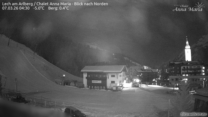 Archiv Foto Webcam Schlegelkopfareal, Lech