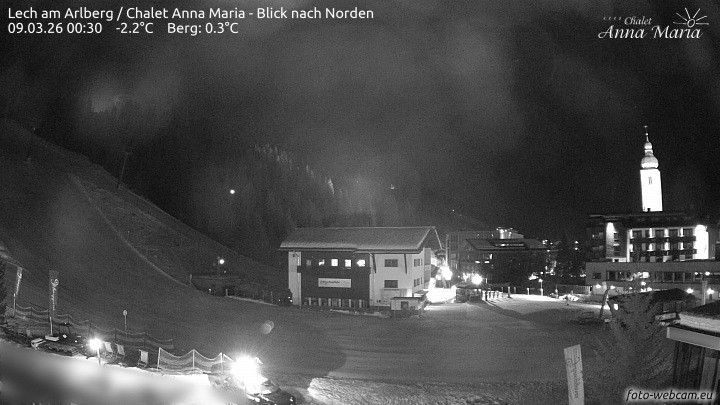 Archiv Foto Webcam Schlegelkopfareal, Lech