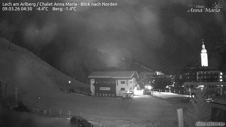 Archiv Foto Webcam Schlegelkopfareal, Lech