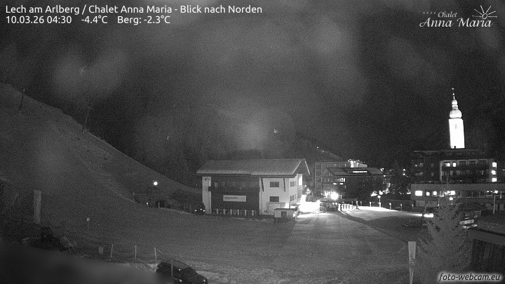 Archiv Foto Webcam Schlegelkopfareal, Lech