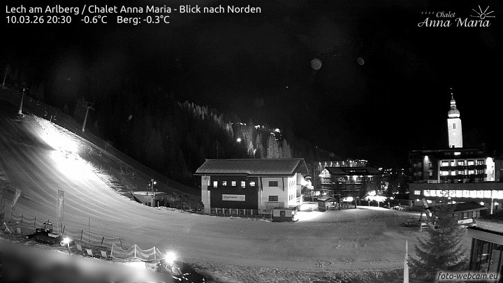 Archiv Foto Webcam Schlegelkopfareal, Lech