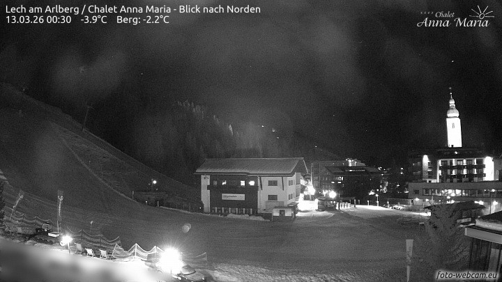 Archiv Foto Webcam Schlegelkopfareal, Lech