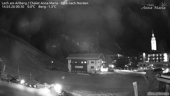 Archiv Foto Webcam Schlegelkopfareal, Lech