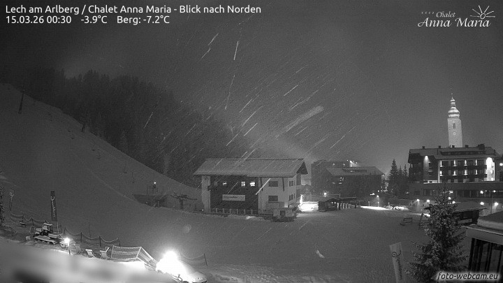 Archiv Foto Webcam Schlegelkopfareal, Lech