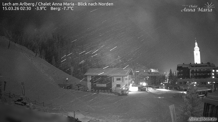 Archiv Foto Webcam Schlegelkopfareal, Lech