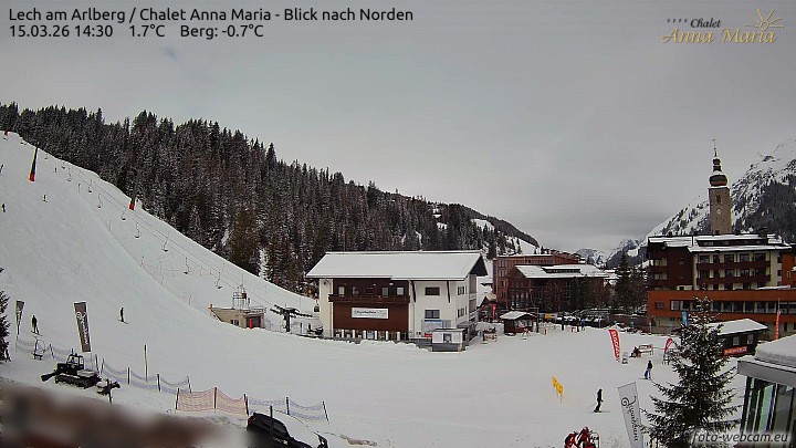 Archiv Foto Webcam Schlegelkopfareal, Lech