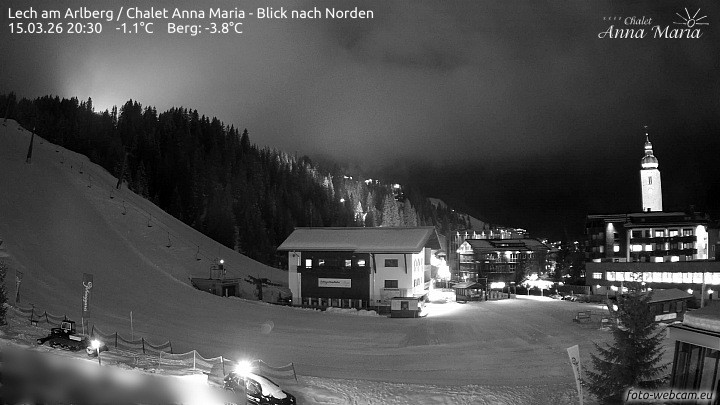 Archiv Foto Webcam Schlegelkopfareal, Lech