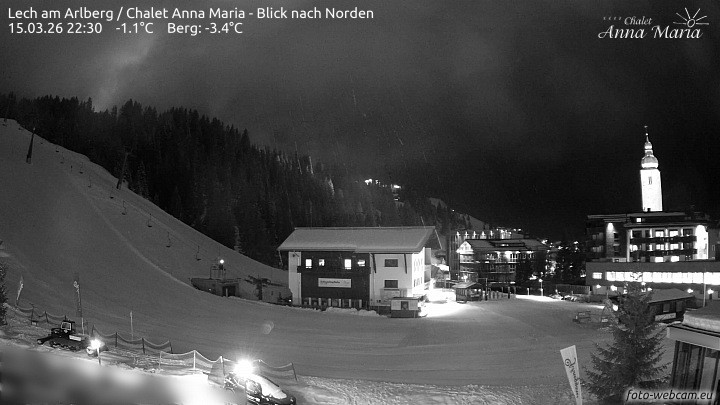 Archiv Foto Webcam Schlegelkopfareal, Lech