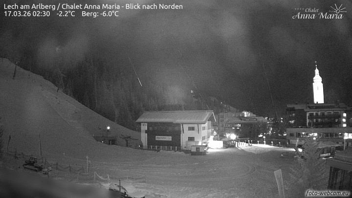 Archiv Foto Webcam Schlegelkopfareal, Lech