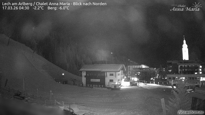 Archiv Foto Webcam Schlegelkopfareal, Lech