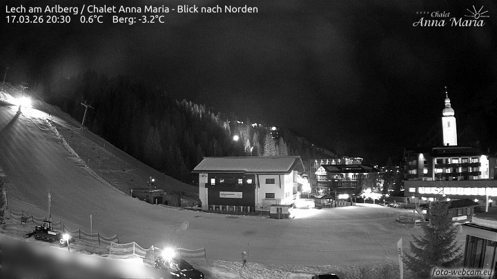 Archiv Foto Webcam Schlegelkopfareal, Lech